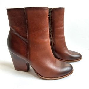 Kork-Ease Brown Ankle Boots